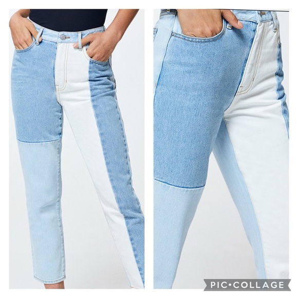 PacSun Jeans Eco Hopper Patch Mom Jeans Size 26 - Picture 3 of 16